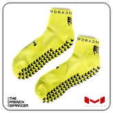 Neon Yellow Sim Socks Ankle by Moradness - The French Simracer